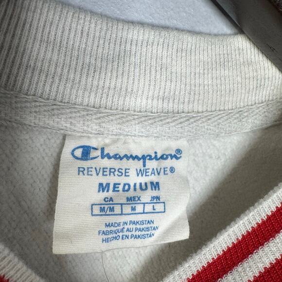 Vintage Boston College Sweater Gray Champion Reverse Weave Sweatshirt Sz M - Picture 10 of 11